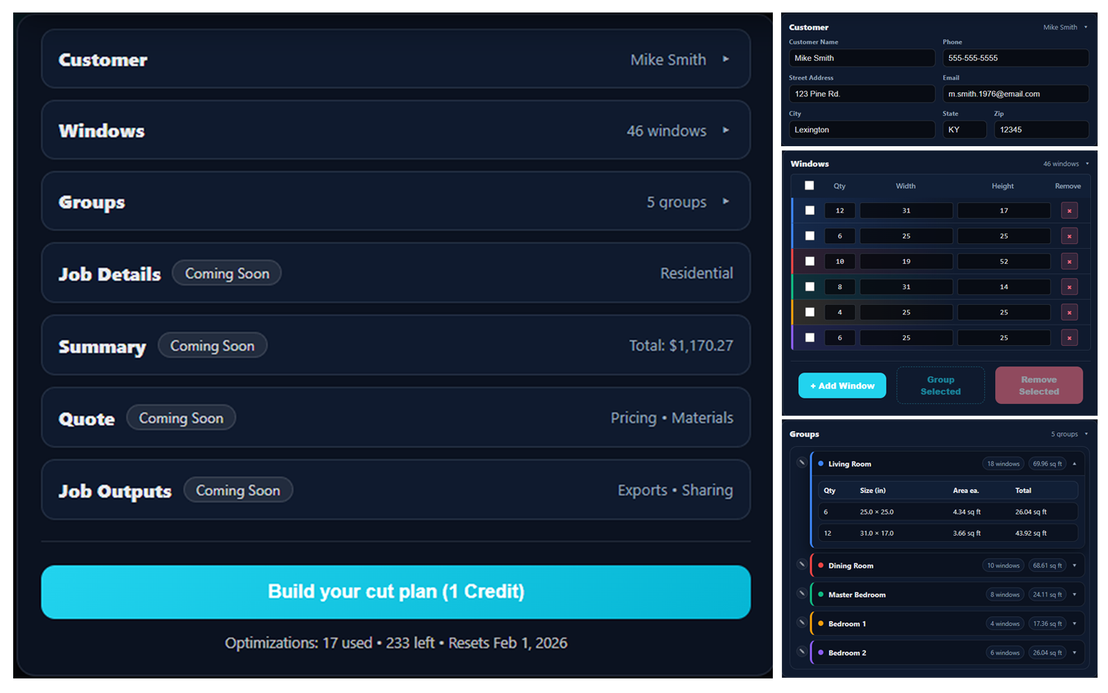 Add windows and groups
